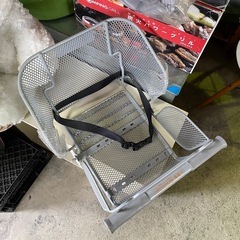🍀自転車後部取り付け買い物カゴ（こどもチェア）の画像