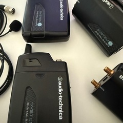 audio-technica ワイヤレス　 ピンマイク2つの画像