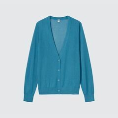 【新品 / UNIQLO】ライトＶネックカーディガン (長袖）