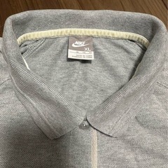 NIKE メンズ　半袖ポロシャツ　グレー　サイズX L 大きめの画像