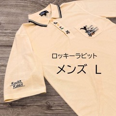 Rocky Rabbit ロッキーラビット ポロシャツ 刺繍イラ...
