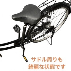 ママチャリ自転車 26インチ 黒色 NO.559の画像