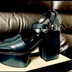 【美品】SPIRALGIAL size: Lサンダル ヒール 厚底の画像