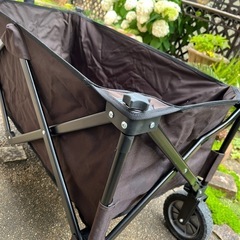 山善 キャリーワゴン アウトドア カート キャンプ 万能キャリーの画像