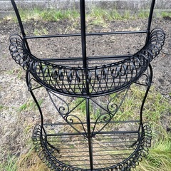 　フラワースタンド　アイアン　ラックの画像