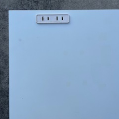 PCデスク　机　勉強机　ホワイト　コンセント付き　150×44.5×70の画像