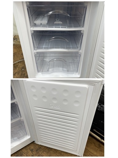 R724 ☀️ 2024年製の美品♪ MAXZEN 冷蔵庫 (140L / 右開き) JR142HM01 ⭐ 動作確認済 ⭐ クリーニ
