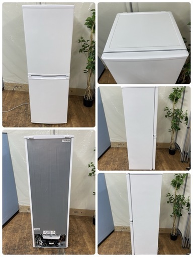 R724 ☀️ 2024年製の美品♪ MAXZEN 冷蔵庫 (140L / 右開き) JR142HM01 ⭐ 動作確認済 ⭐ クリーニ