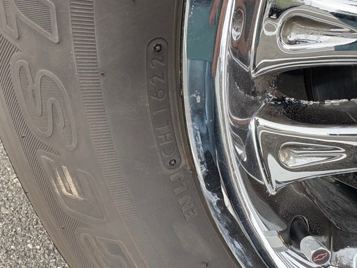 265/70/R16 16インチホイール、タイヤ付きブリヂストンデューラー2022