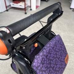 幸和製作所 コンパクト シルバーカー TacaoF テイコブ ナノン CPS03-PP パープル 座れるカート 耐荷重80Kg わりと美品です！　中古品 ①の画像