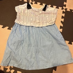 新品！　お値下げしました。120サイズワンピースの画像