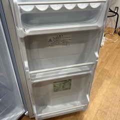 AQUA アクア 直冷式冷蔵庫 2022年製 75L AQR-8K（S） 0613-021の画像