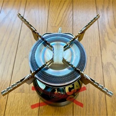 【美品】小型ガスバーナーコンロ（キャンプ、ツーリングなどに）の画像