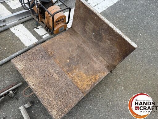 【引き取り限定】 メイホ ワキタ MPW-130R 瓦揚げ機 パワーウインチ 130kg ハシゴ4本 台車 リモコン付き