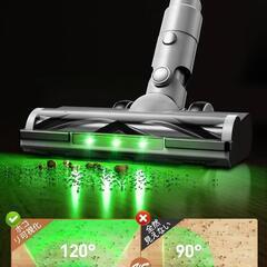 掃除機 コードレス 46000pa強力吸引& LED 3段吸引力 伸縮型パイプの画像