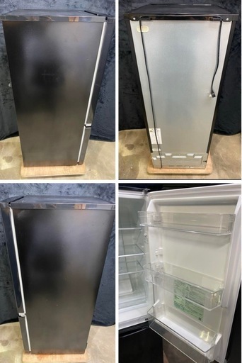 【成約済み 】TOSHIBAノンフロン冷凍冷蔵庫153L 2018年製GR-P15BS (K)