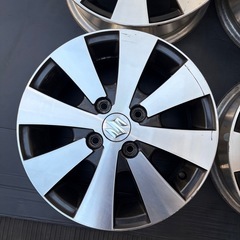 人気良品‼️スズキ純正14インチアルミ　4.5J +50 ４本の画像