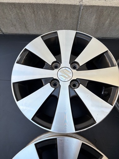 人気良品‼️スズキ純正14インチアルミ　4.5J +50 ４本