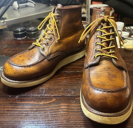 【犬刻印】レッドウィング 875 Eワイズ US8 1/2 26.5cm