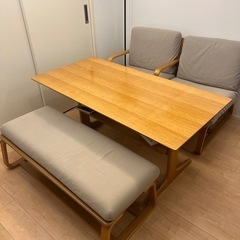 無印ダイニングテーブル&チェアセット