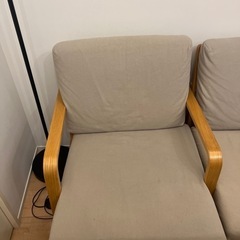 無印ダイニングテーブル&チェアセットの画像
