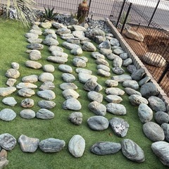 ロックガーデン　四国石　石　池