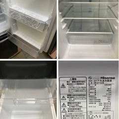 【成約済み】Hisense 2ドア冷凍冷蔵庫150L 2019年製HR-D15CBの画像