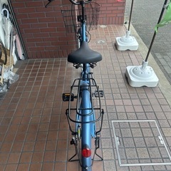 ★美品★26インチ　LEDダイナモライト　音鳴りにくいローラーブレーキ　ブルーの画像