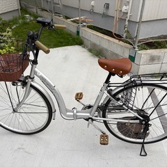 折り畳み自転車　➕自転車ライトの画像