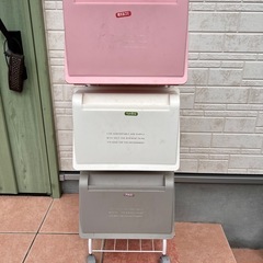 ゴミ箱 分別 3段 60L コンテナスタイル