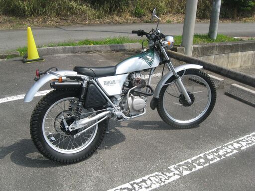ホンダTL125　東広島市　イーハトーブです。　ロゴはバイアルス風に仕上げてみました。1981年 ホンダTL125東広島市イーハトーブです。ロゴはバイアルス風に仕上げて