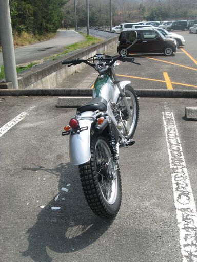 ホンダTL125東広島市イーハトーブです。ロゴはバイアルス風に仕上げて