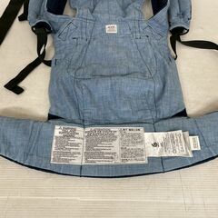 【Ergobaby】エルゴベビー × Lee 抱っこ紐 デザイナーコレクション 新生児 前向き抱っこ 対面抱き コンパクト 折りたたみ デニム Y1690の画像