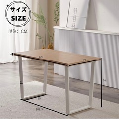 新品 ダイニングテーブル オフィステーブルの画像