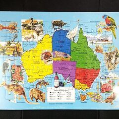 ジグソーパズル(オーストラリア地図) 【30個〜引取限定】の画像