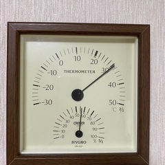 シチズン電波時計、温度湿度計の画像