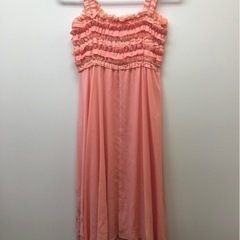 【無料でお譲りします】フリル　ワンピース　ピンクの画像
