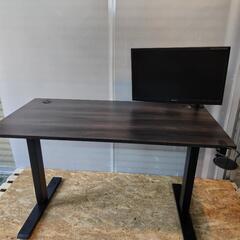 昇降デスク(三菱製モニター付き)