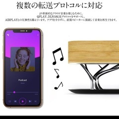 【お引取者確定】デスクライト 3WAY テーブルランプ TREE OF LIGHT bluetooth スピーカー ワイヤレス充電の画像