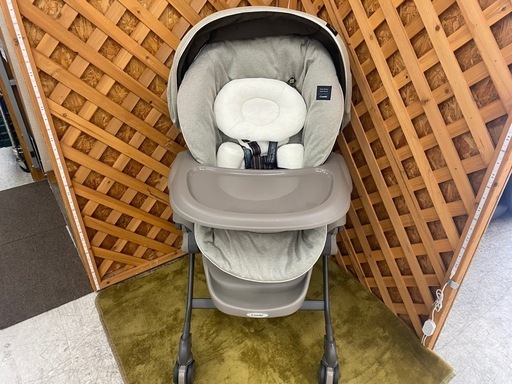 【愛品館江戸川店】コンビ ホワイトレーベル ネムリラ ベッテイ おやすみドームEG 2019年製 電動ハイローチェア ID:110-025247-007