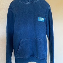 gapスウェットトレーナーフードパーカーデニムジーンズダンガリーシャツジャケットワークカバーオールフーディvintagewashインディゴブルーの画像
