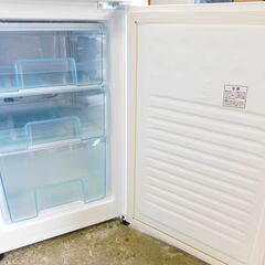 【JM610】IRIS OHYAMA アイリスオーヤマ 2ドア冷凍冷蔵庫 AF162-W 62LのBIG冷凍室 高さ約150cm ホワイト 162L 右開きタイプの画像