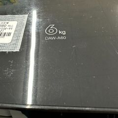 新入荷情報!!　洗濯機　アイリスオーヤマ　DAW-A60　2021　　J-250648の画像