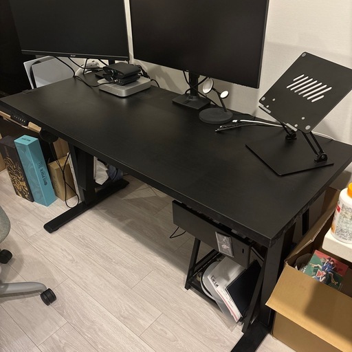 FLEXISPOT スタンディングデスク 電動式　ef1b 天板付き