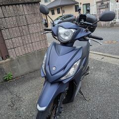 【お値下げ中】SUZUKI アドレス110 マットステラブルーメ...
