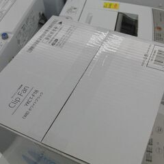 未使用 ヤマゼン クリップ 扇風機 2020年製 風量2段階切替 スライドスイッチ  YKCT-F18-WB YAMAZEN 札幌 手稲の画像