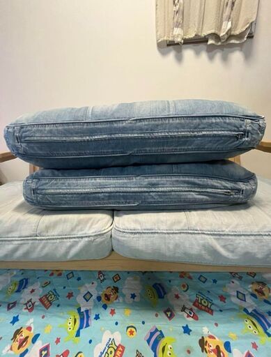 オシャレ? WTW ダブルティー TISMO SOFA ティズモ　デニム 2人掛けソファ