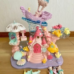 ゆめいろマーメイドキャッスルとおまけ　シルバニアファミリーの画像