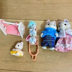 ゆめいろマーメイドキャッスルとおまけ　シルバニアファミリーの画像