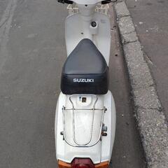 【エンジン始動OK!】SUZUKI ラン 蘭 37000円 バッテリー新品 バイク 中古 CA11Aの画像